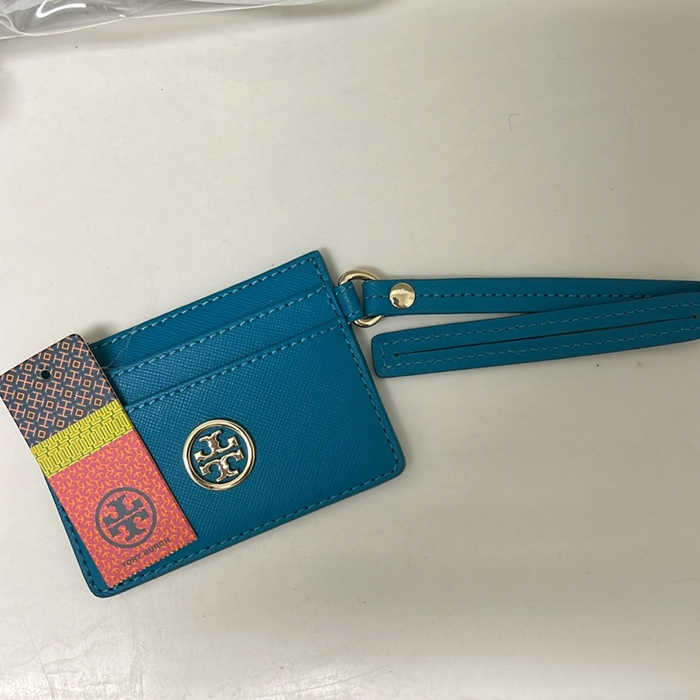 Tory Burch card case - electric eel